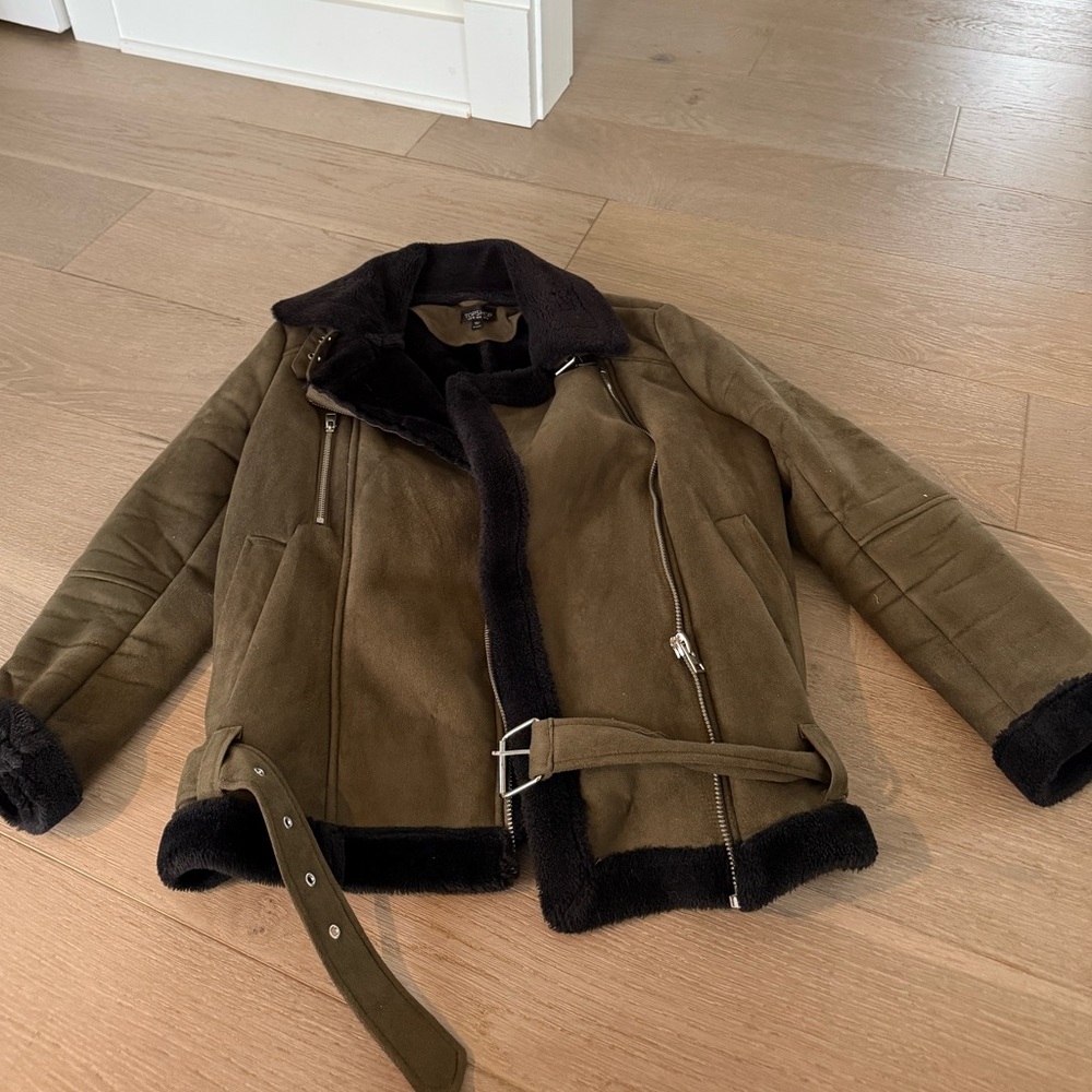 Top Shop Aviator Coat